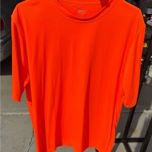Champion Men's Bright Orange Short Sleeve Tee